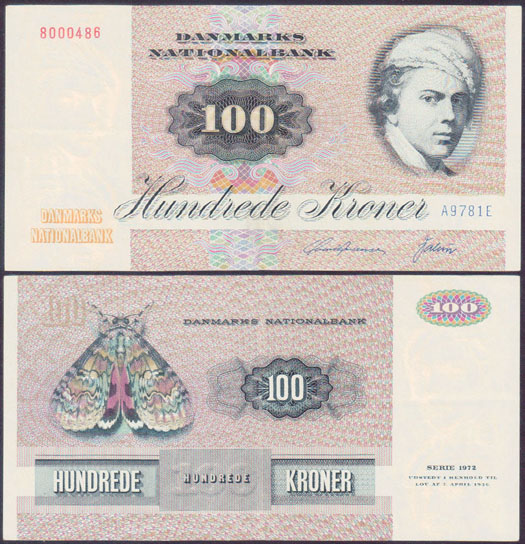 1978 Denmark 100 Kroner L002045